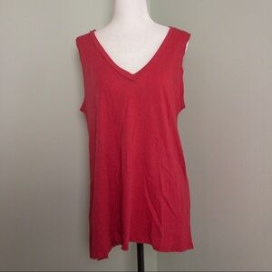 🧡 OS 🧡 NWT Anthro Top Swing Tank High Low V-Neck​